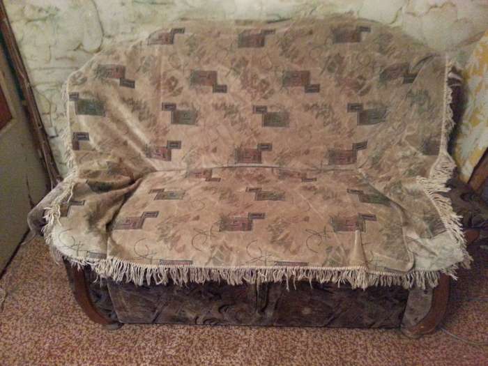 Продам диван раскладной и кресло б\у, фотография 5