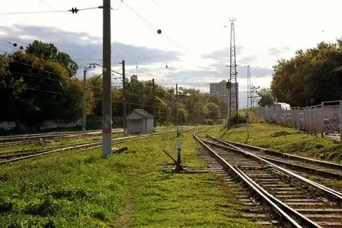 Железнодорожный тупик стоянка, фотография 1