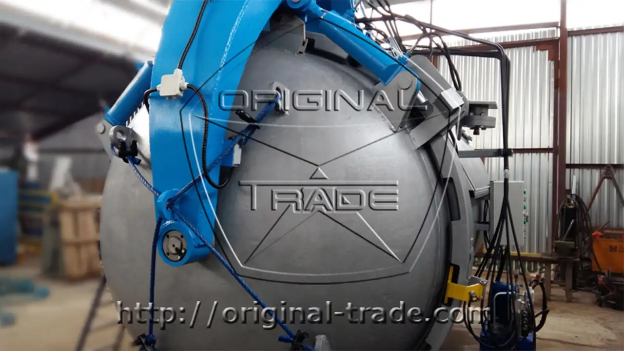 Автоклав для производства многослойного стекла триплекс., фотография 1