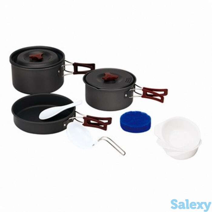 Набор посуды туристический fire-maple fmc-202 из анодированного алюминия, фотография 1