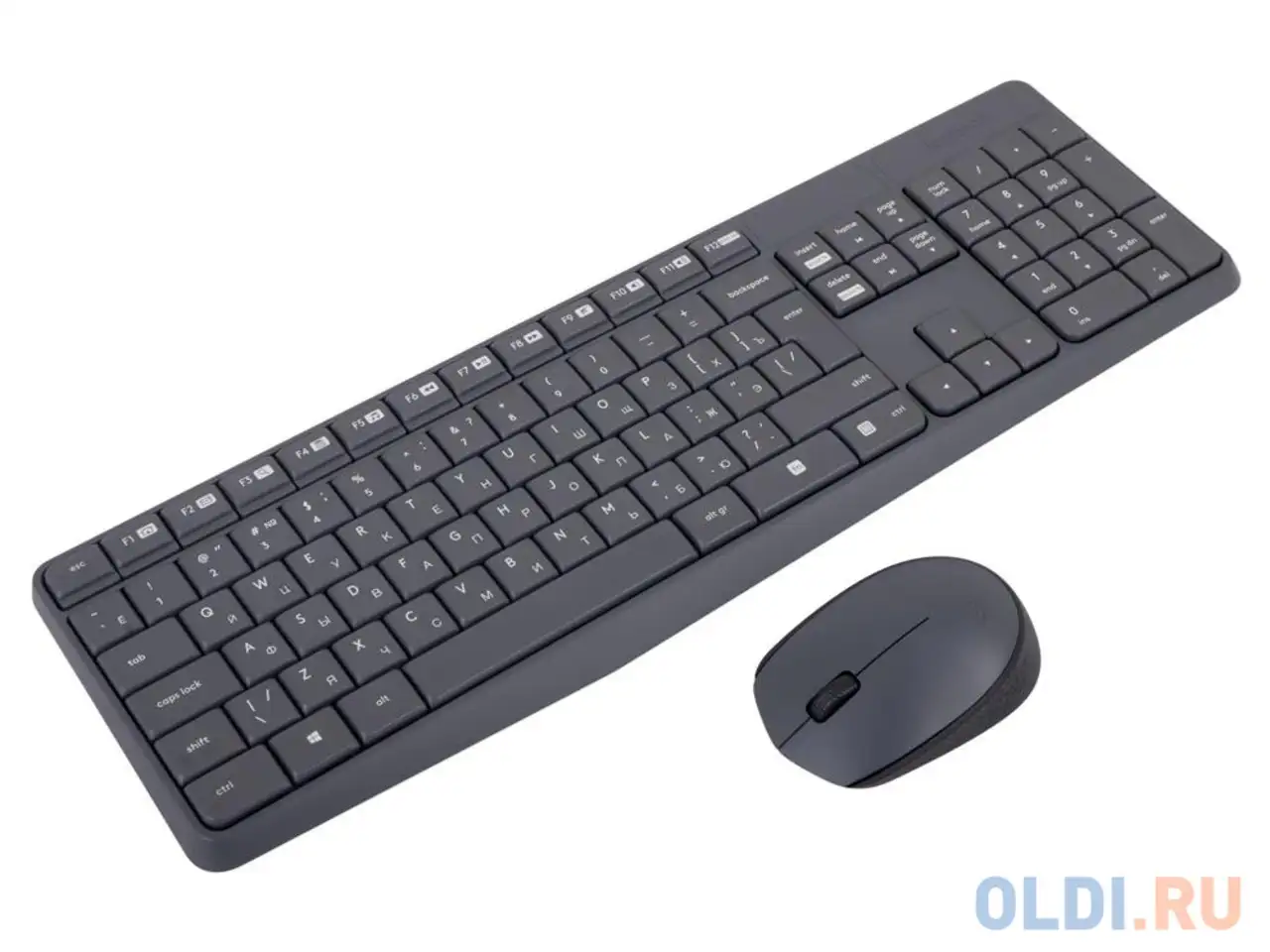 (920-007948) клав. + мышь беспроводная logitech wireless keyboard and mouse mk235, фотография 1