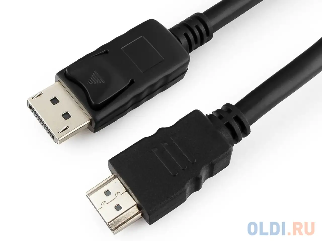 Кабель displayport 10м cablexpert cc-dp-hdmi-10m круглый черный, фотография 1