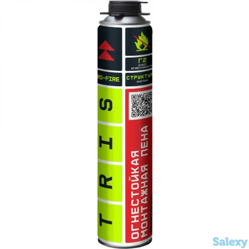 Профессиональная монтажная пена TRIS огнестойкая, фотография 1