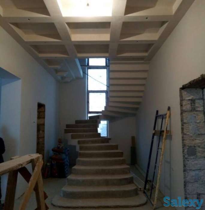 Изготовление и заливка бетонных лестниц, фотография 1