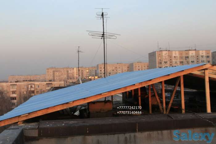 Ремонт крыш (замена шифера на профнастил) в Алматы, фотография 5