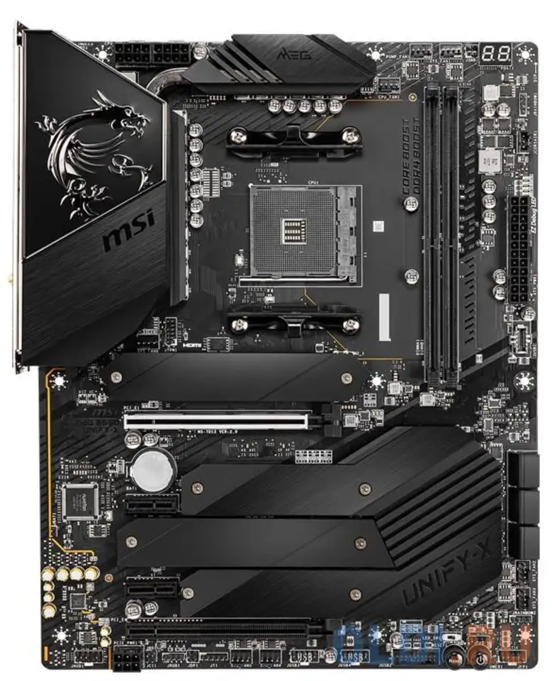 Материнская плата msi meg b550 unify-x socket am4 amd b550 2xddr4, фотография 1