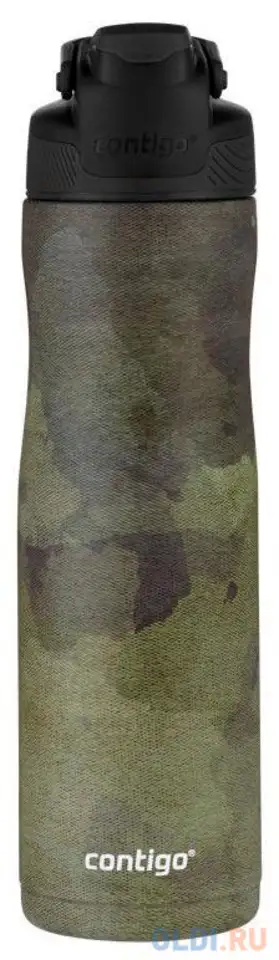 Термобутылка contigo couture chill 0,72л зелёный чёрный, фотография 1