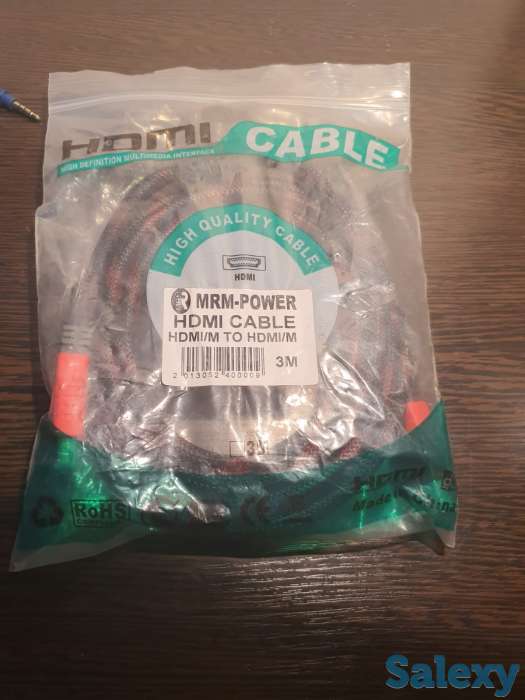 Кабель шнур High speed HDMI-HDMI провод 3м, фотография 3