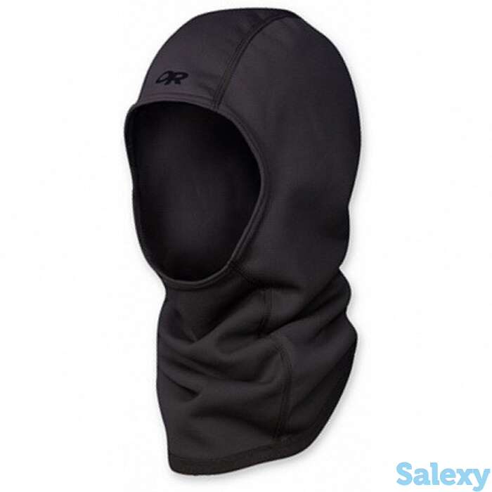 Балаклава маска outdoorresearch wind pro balaclava black, фотография 1