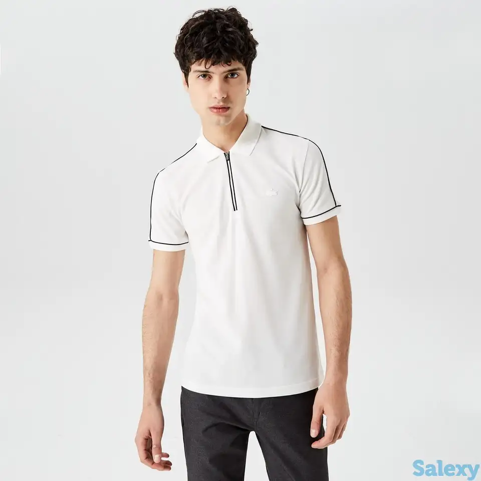Мужское поло lacoste slim fit, фотография 1