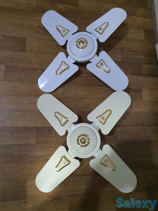 Мощный потолочный вентилятор, премиум качество Индия 61 см Белый, фотография 4