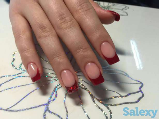 Делаю наращивание ногтей и гель покрытие, фотография 1