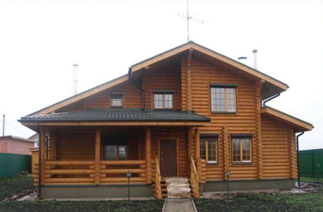 Строим дома, бани из дерева - оцилиндрованного бревна, фотография 2