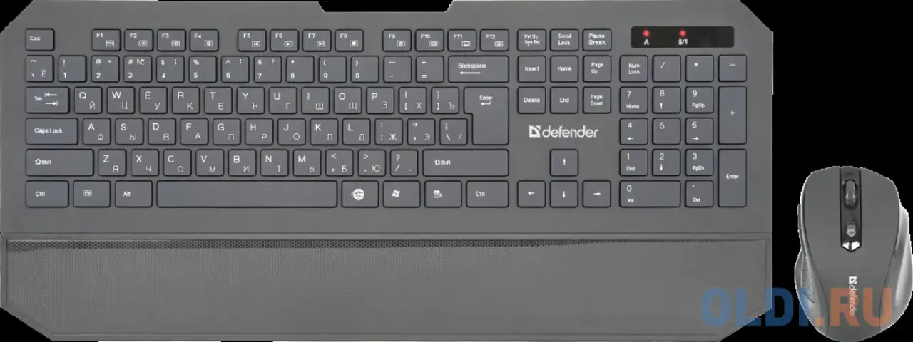 Клавиатура + мышь defender berkeley c-925 , b (черн) кл:104+12 м:6кн,, фотография 1