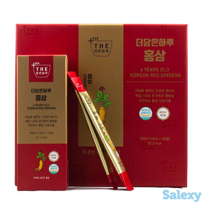 Женьшень питьевой в стиках joylife the dam-eun halu 6 year old korean red ginseng (30 шт.), фотография 1