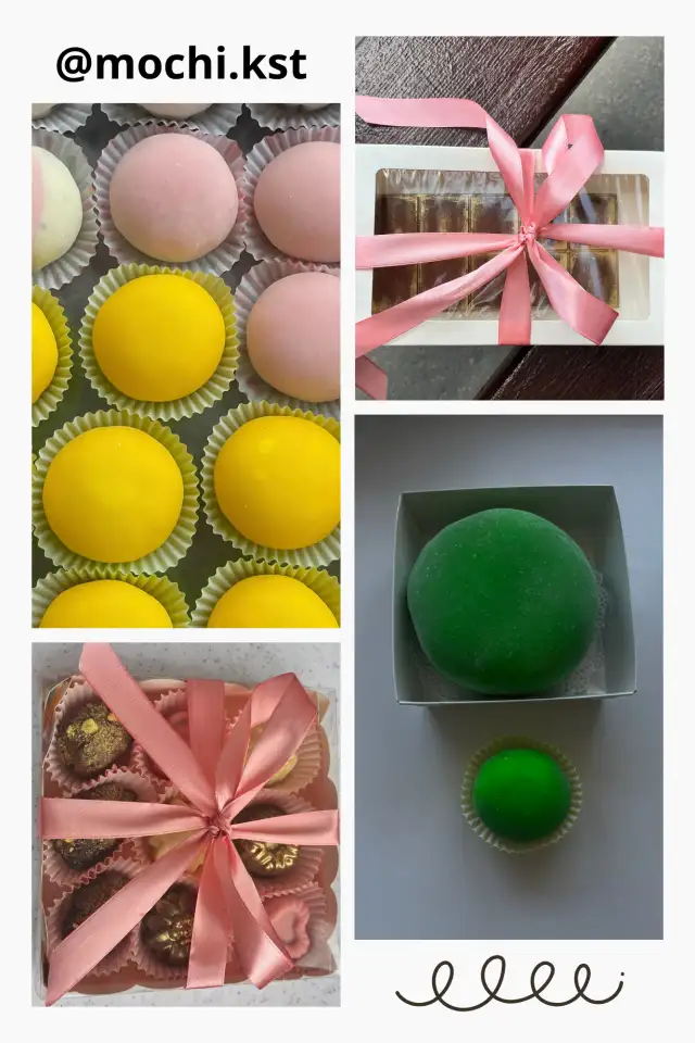 Авторские моти, бенто моти, дубайский шоколад, сладкие подарки, фотография 1