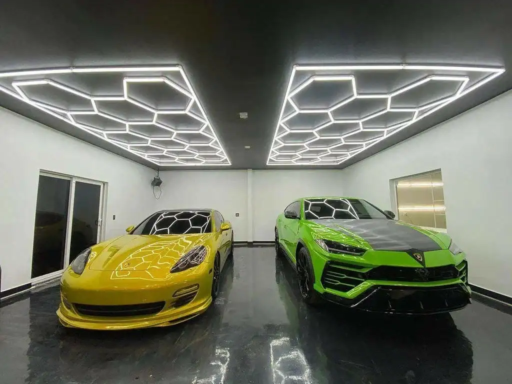 Светодиодные светильники LED модульное освещение для гаража, фотография 4