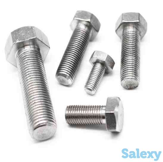 Болт 4х20 с шестигранной головкой DIN 933 оцинкованный, фотография 1