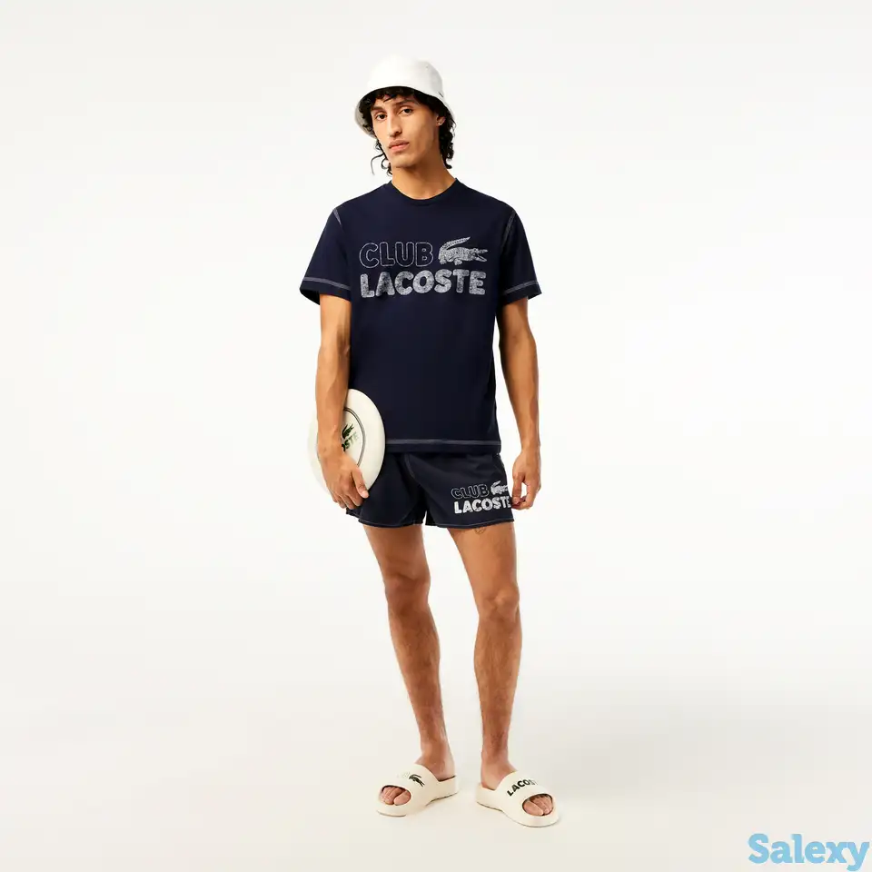 Мужские плавки lacoste quick dry со встроенной подкладкой, фотография 1