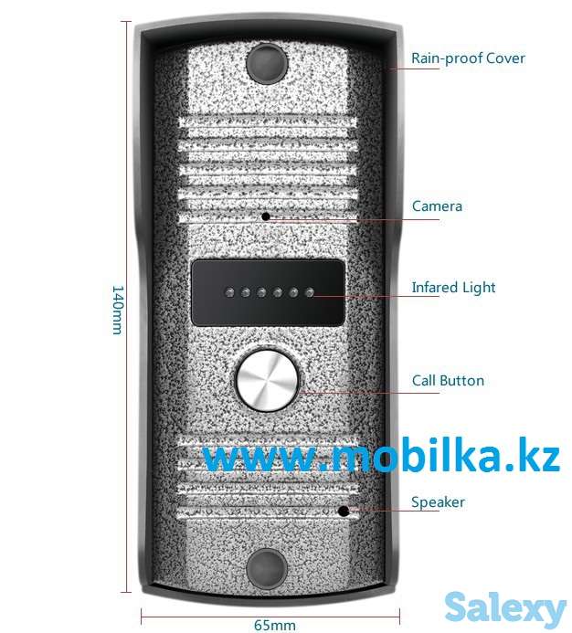 Продам Вызывная видео панель для видеодомофона, модель 666H, фотография 1