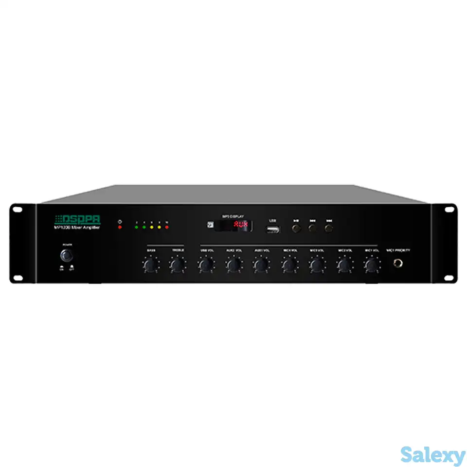 Микшер-усилитель с плеером dsppa mp120ub, фотография 1