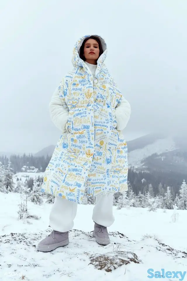 Стеганый шарф с капюшоном, фотография 1