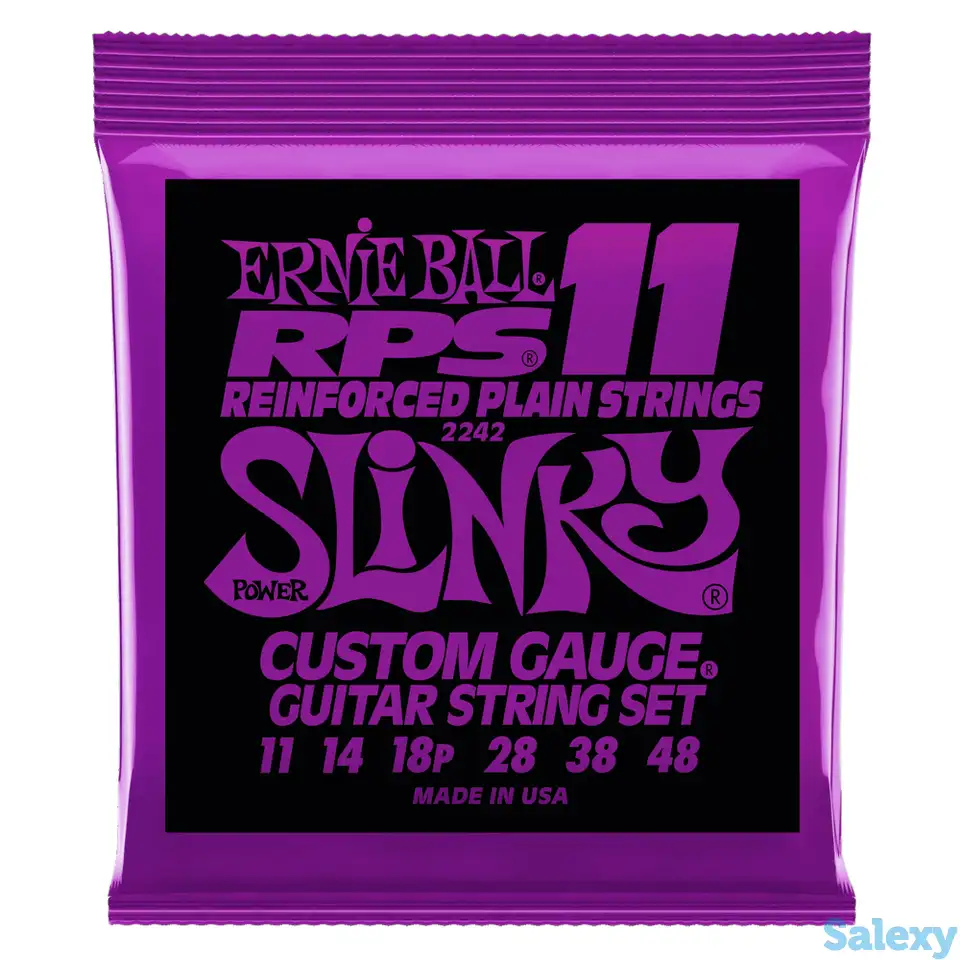Струны для электрогитары ernie ball power slinky p02242, фотография 1