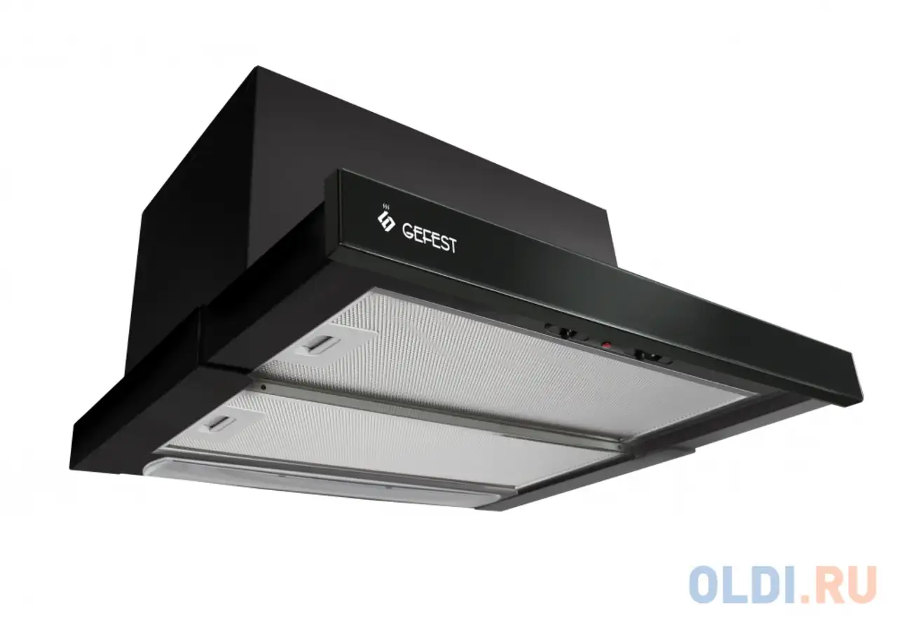 Вытяжка встраиваемая gefest во 4501 к23 черный, фотография 1