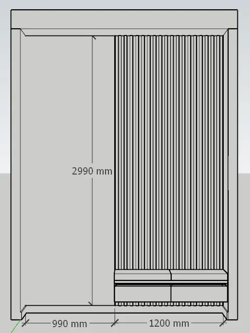Разработка мебели в программе SketchUp, фотография 6