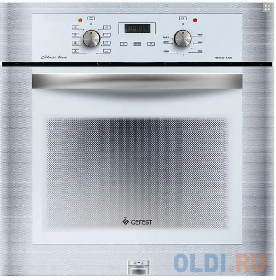 Электрический шкаф gefest 622-02 с серебристый, фотография 1