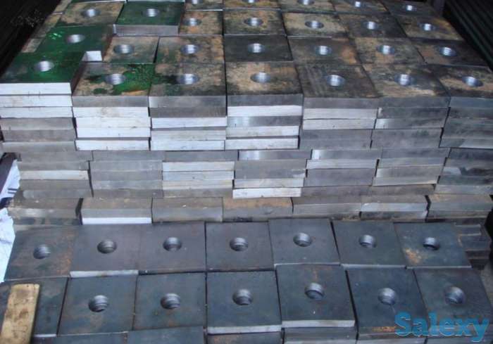 Пластина стальная с отверстиями., фотография 1