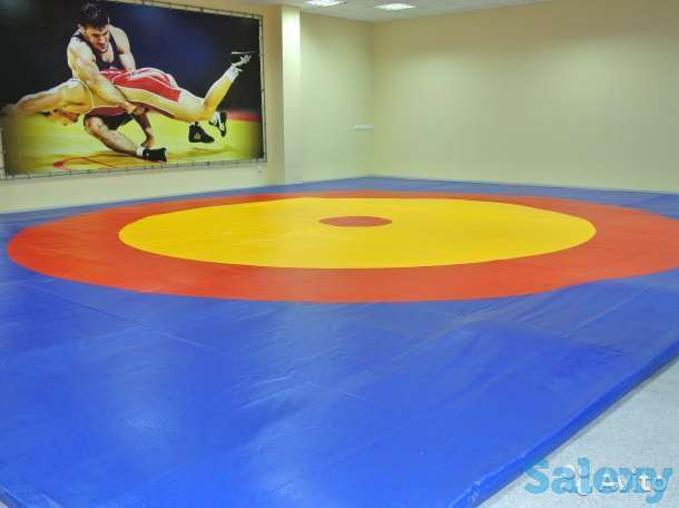 Борцовский ковер 12х12 м (с матами НПЭ 40мм), фотография 1