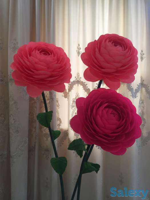 Бумажные цветы, фотография 2