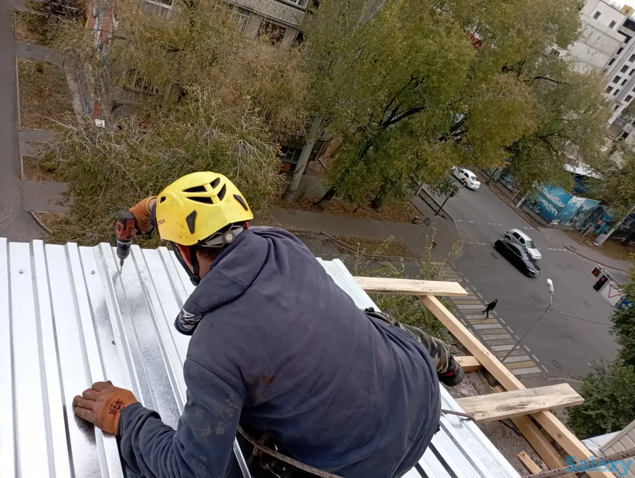 Козырьки, отливы, гидроизоляция, альпинисты, фотография 6