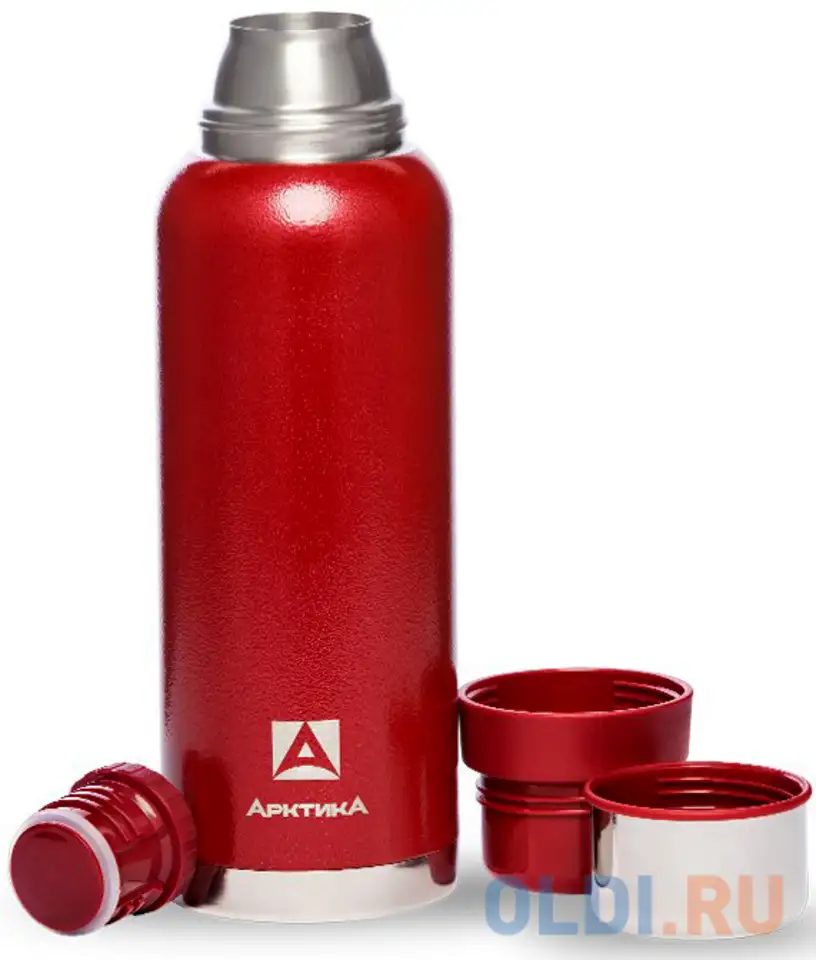 Термос арктика 106-1200 красный 1.2л  для напитков, фотография 1