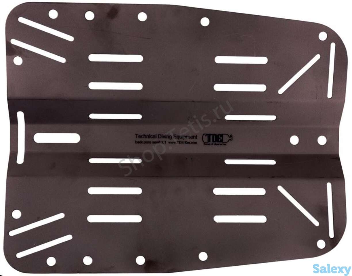 207 209 спинка backplate short tde, титан, фотография 1