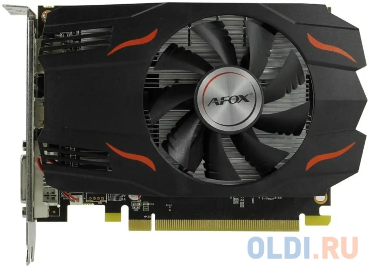 Видеокарта afox radeon rx 550 afrx550-4096d5h4-v4 4096mb, фотография 1