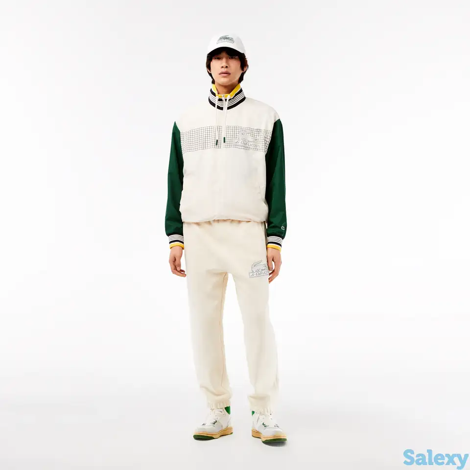 Мужские спортивные штаны lacoste relaxed fit из хлопка, фотография 1