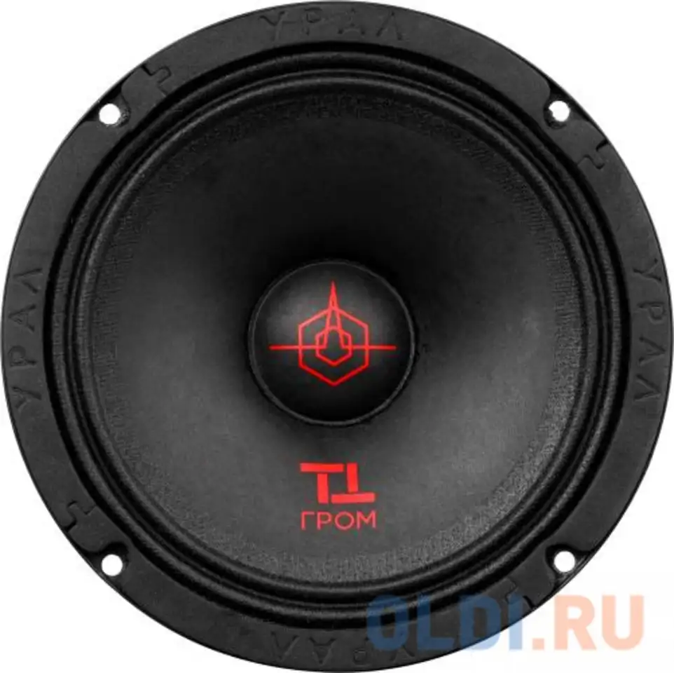 Колонки автомобильные ural тт 165 гром (без решетки) 150вт 97дб 4ом, фотография 1