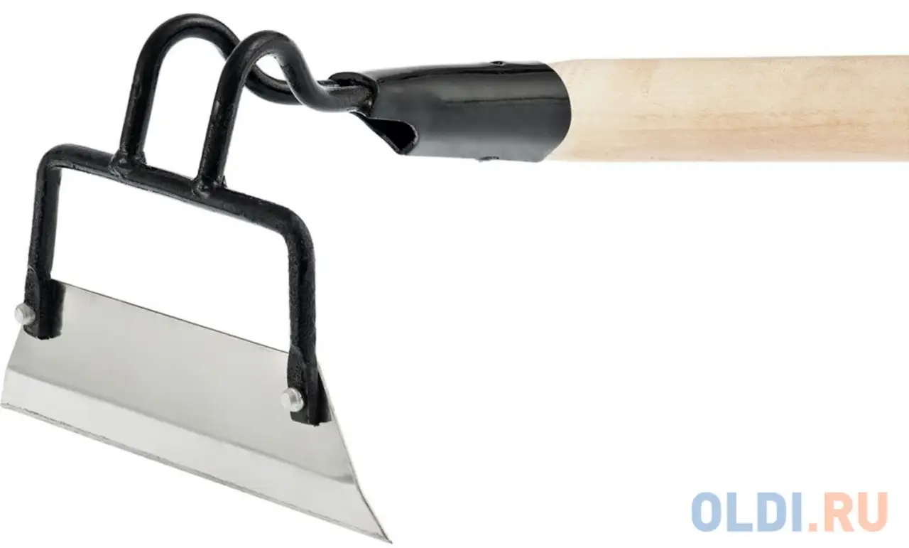 Мотыга сибртех 62329  из нержавеющей стали 200х50мм с черенком, фотография 1