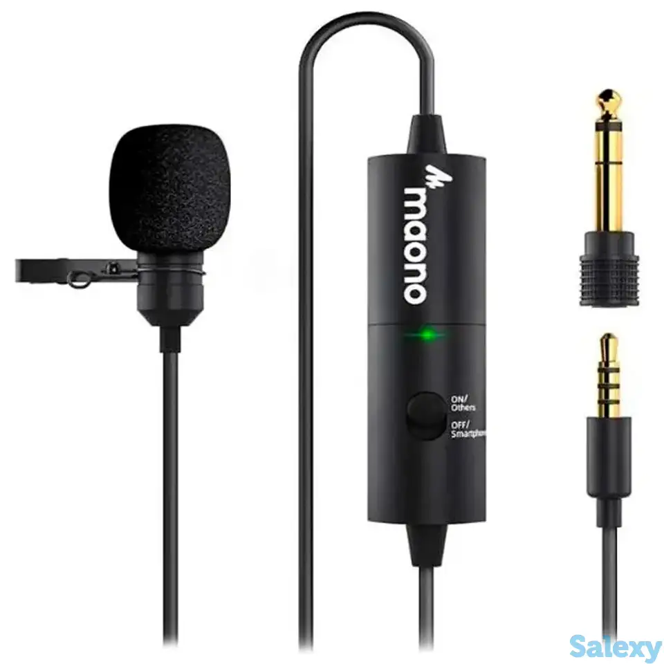 Петличный микрофон maono au-100r, фотография 1