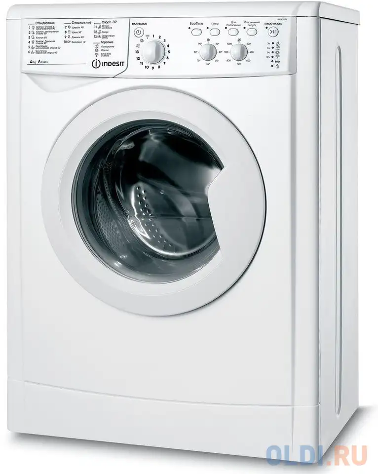 Стиральная машина indesit ewuc 4105 белый, фотография 1
