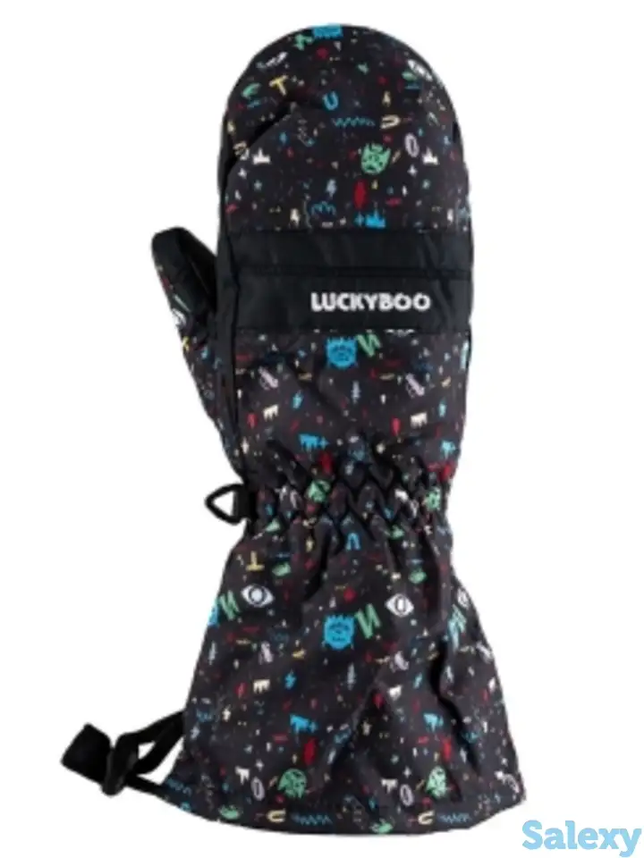 Варежки luckyboo future forest big fingers black, фотография 1