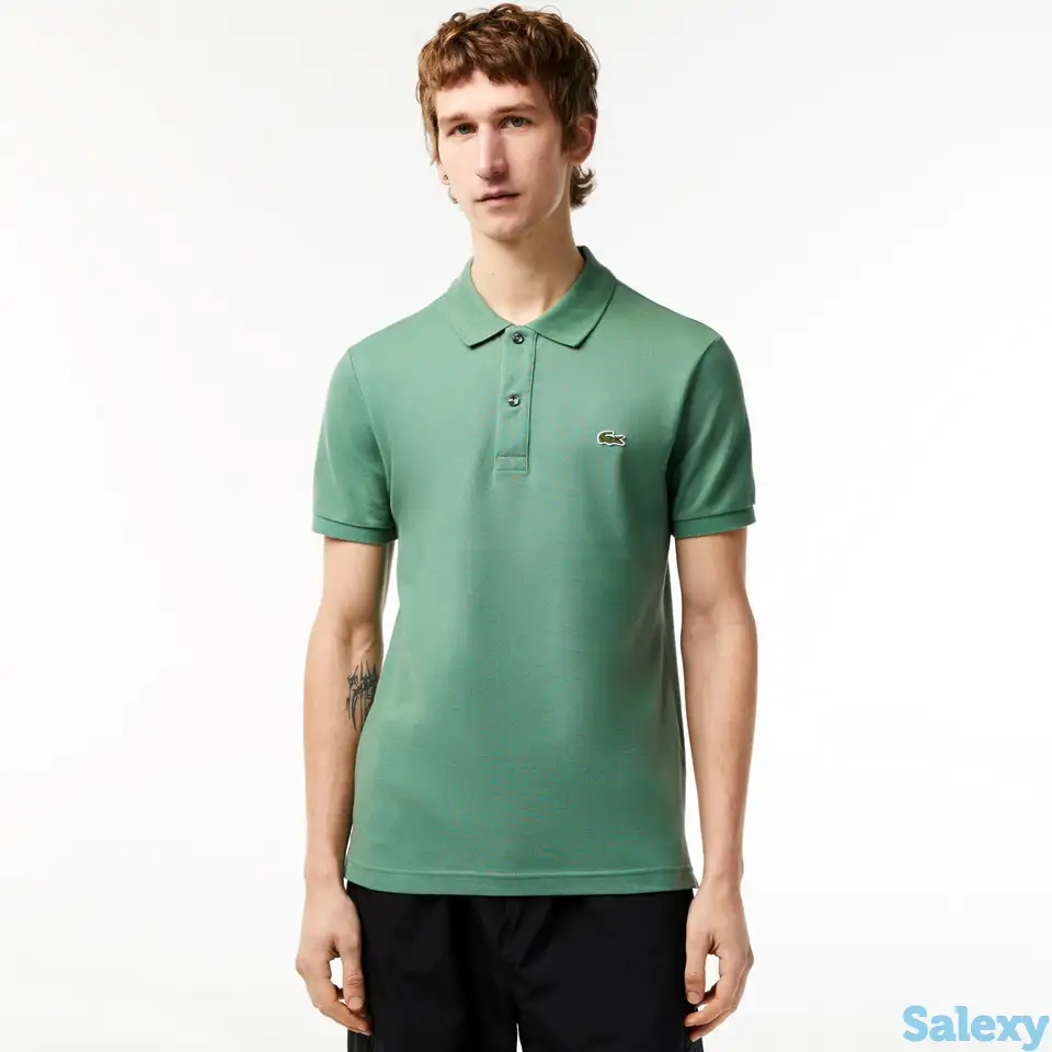 Мужское  поло lacoste l.12.12 slim fit, фотография 1
