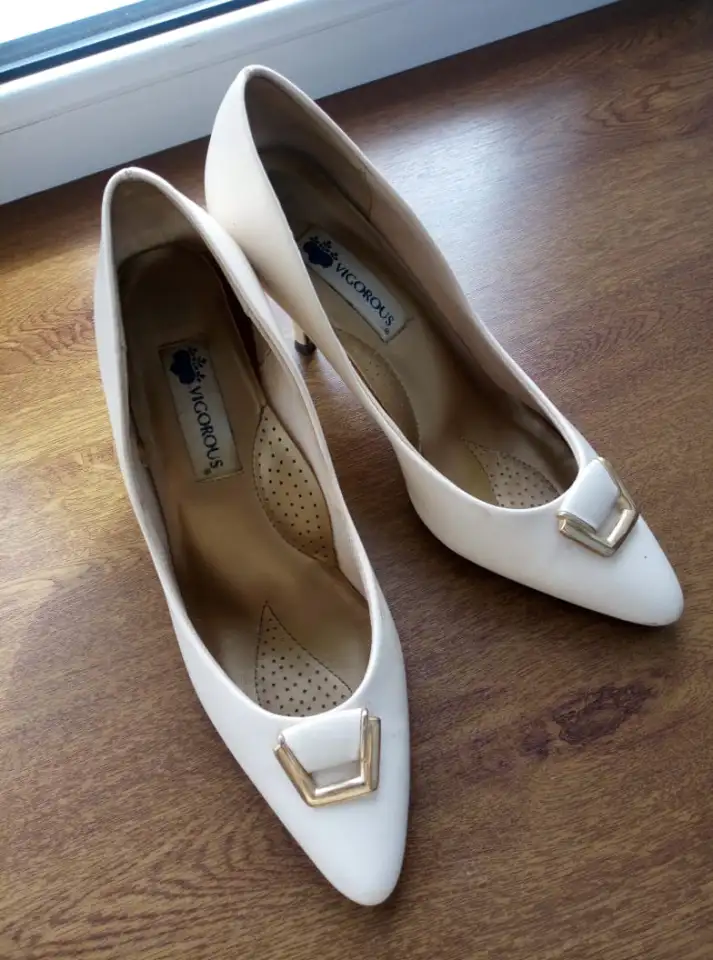 Туфли женские светлые, размер 9,5, фотография 6