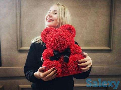 Мишка из роз - это подарок на любой возраст и повод!Доставка, фотография 2