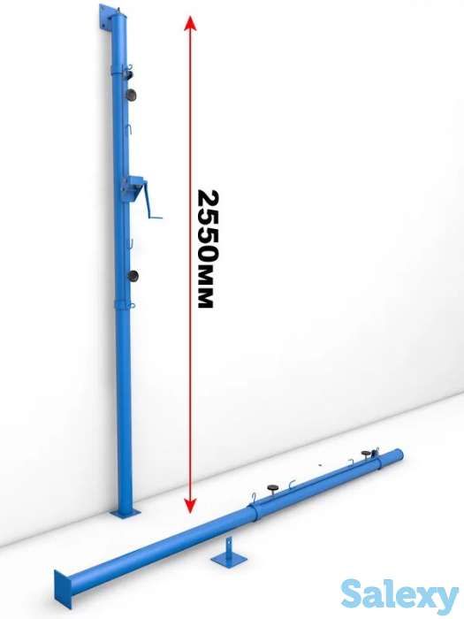 Стойки волейбольные пристенные, фотография 1
