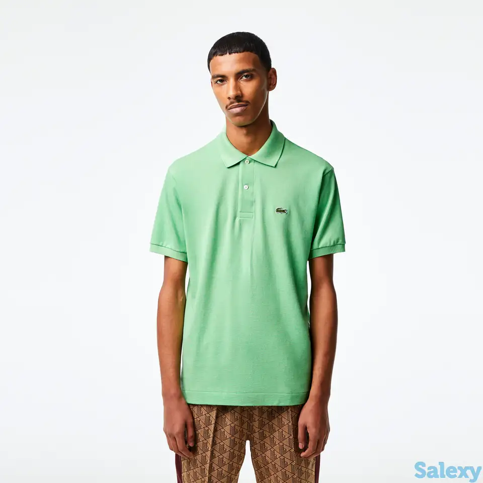 Мужское поло lacoste l1212 classic fit, фотография 1