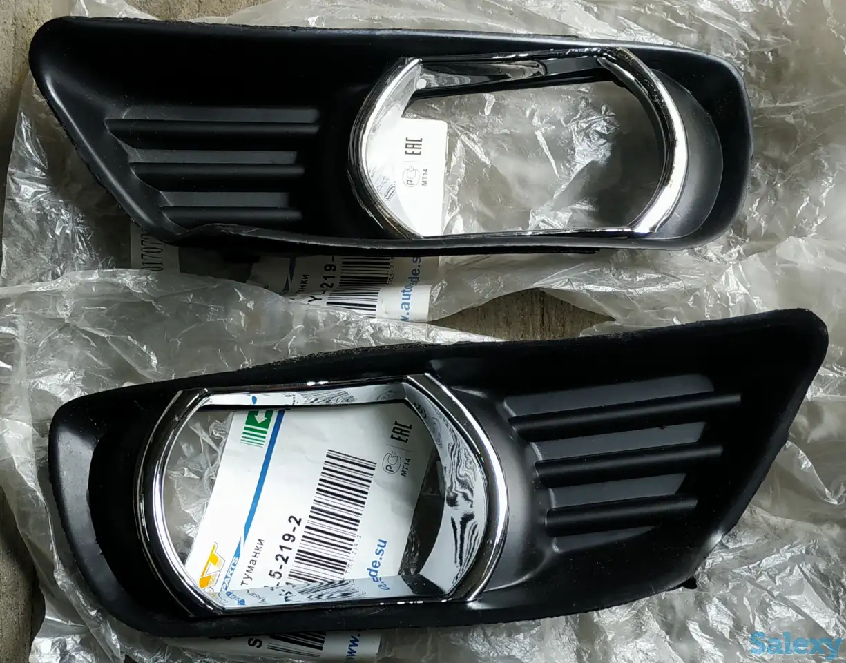 Подтуманники и заглушки на бампер. Тойота Камри-40., фотография 1