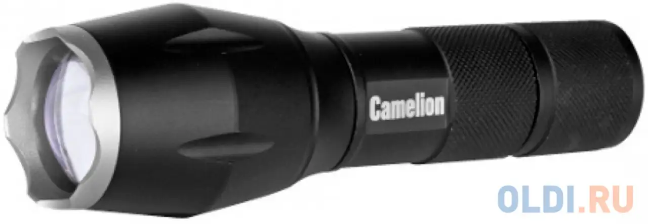 Camelion led5136  (фонарь, черный,  led xml-t6, zoom, 5 реж, фотография 1